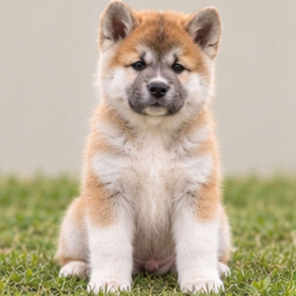 Large, strong dog with a thick coat, standing proudly and alert