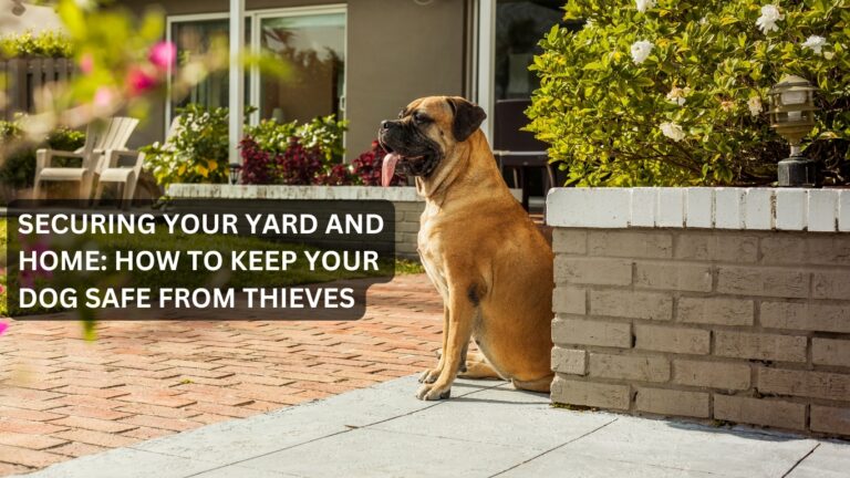 Securing Your Yard and Home: How to Keep Your Dog Safe from Thieves