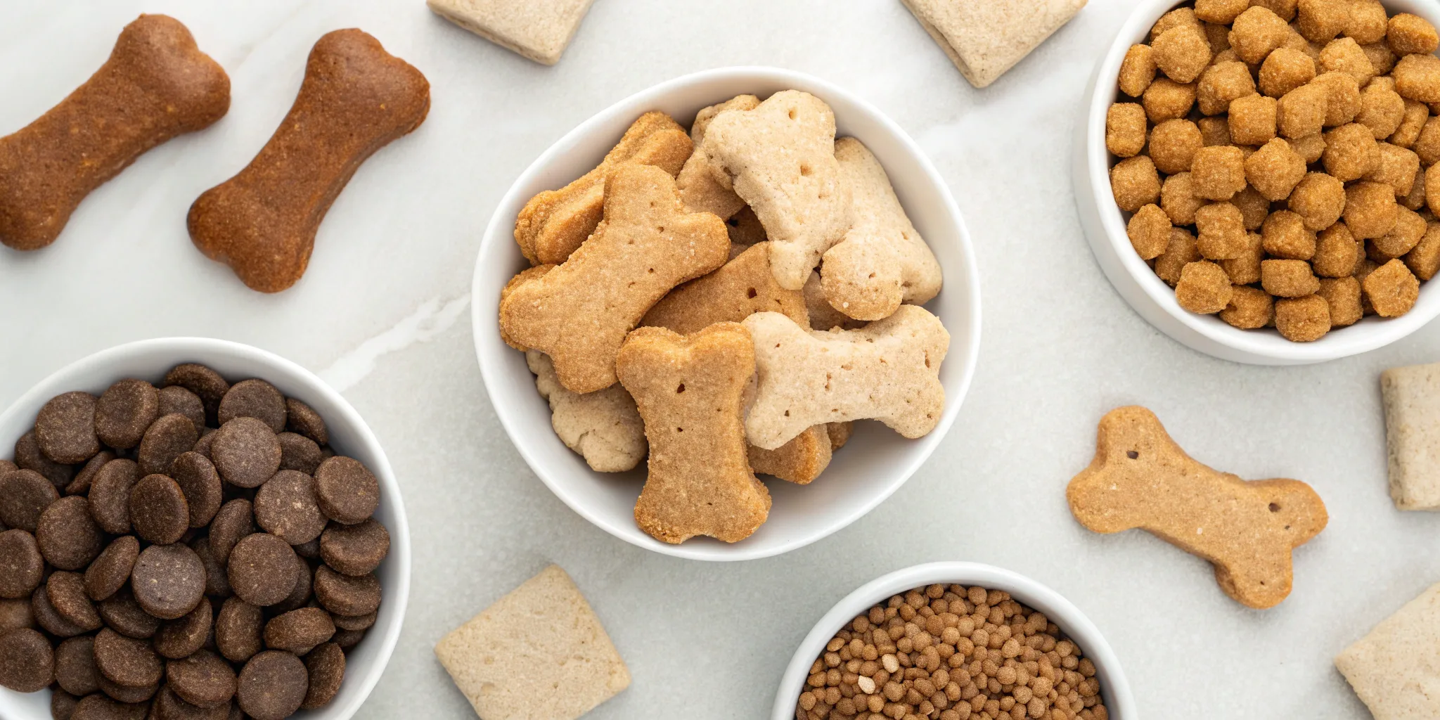 Best grain free puppy treats in various shapes for sensitive pups.