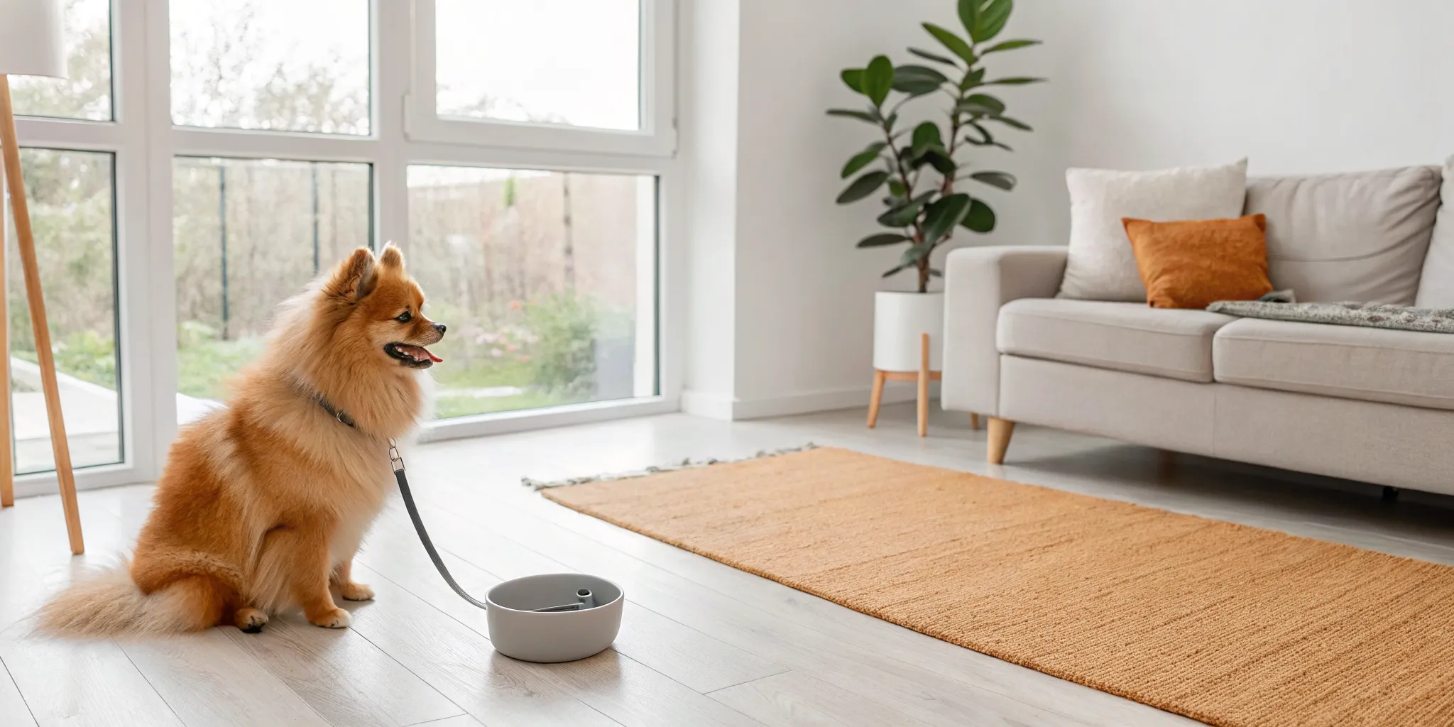 A fluffy Pomeranian dog, a guide to the pros and cons of owning the breed.